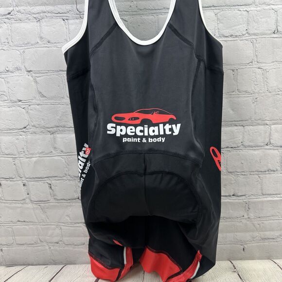 Cadence‎ Bib Specialty Paint And Body-Men’s XL Red/Black - Picture 7 of 10